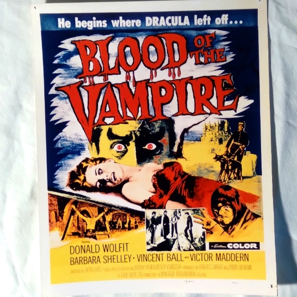 8 Vintage Horror Movie Posters Bundle ("Cult Classic Lot Cinematography Photo") - Picture 6 of 12
